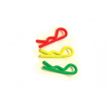 Fastrax FAST212FY Small Fluorescent Yellow Clips (8)